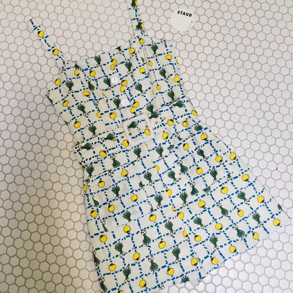 STAUD pomelo playsuit romper jumpsuit size 6